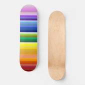 42 Strepen Rainbow Spectrum Persoonlijk Skateboard (Voorkant)
