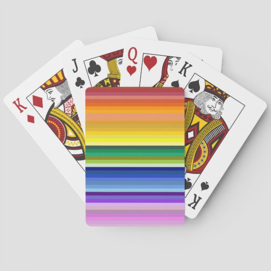 42 Strepen Rainbow Spectrum Pokerkaarten (Achterkant)
