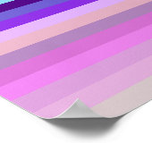 42 Strepen Rainbow Spectrum Poster (Hoek)