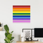 42 Strepen Rainbow Spectrum Poster (Thuiskantoor)