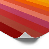 42 Strepen Rainbow Spectrum Poster (Hoek)