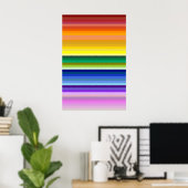 42 Strepen Rainbow Spectrum Poster (Thuiskantoor)