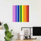 42 Strepen Rainbow Spectrum Poster (Thuiskantoor)