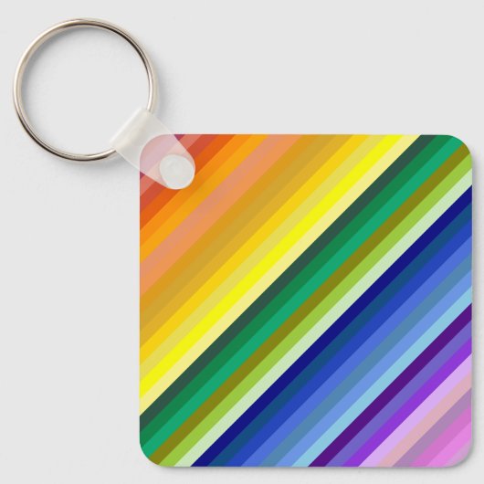42 Strepen Rainbow Spectrum Sleutelhanger (Voorkant)