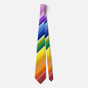 42 Strepen Rainbow Spectrum Stropdas