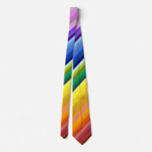 42 Strepen Rainbow Spectrum Stropdas (Achterkant)