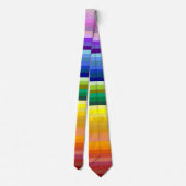 42 Strepen Rainbow Spectrum Stropdas (Achterkant)