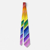 42 Strepen Rainbow Spectrum Stropdas (Achterkant)