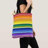 42 Strepen Rainbow Spectrum Tote Bag (Dichtbij)