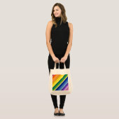 42 Strepen Rainbow Spectrum Tote Bag (Voorkant (model))