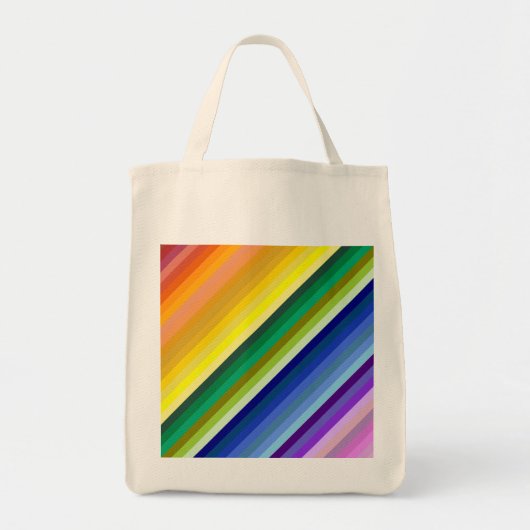 42 Strepen Rainbow Spectrum Tote Bag (Voorkant)