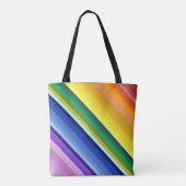 42 Strepen Rainbow Spectrum Tote Bag (Achterkant)