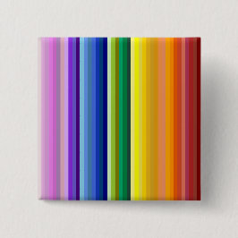 42 Strepen Rainbow Spectrum Vierkante Button 5,1 Cm