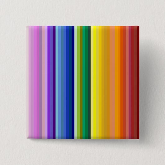 42 Strepen Rainbow Spectrum Vierkante Button 5,1 Cm (Voorkant)