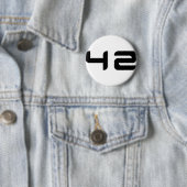 42-toets ronde button 5,7 cm (In situ)