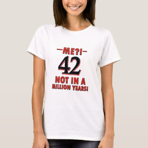 42 verjaardagsdesign t-shirt