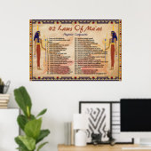 42 wetten van de maat - Poster inzake negatieve co (Thuiskantoor)