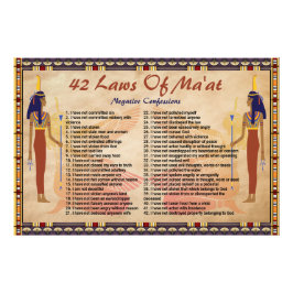 42 wetten van de maat - Poster inzake negatieve co