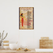 42 wetten van Ma'at - Positive Affirmations Poster (Keuken)