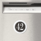 #42 Zwarte cirkel Magneet (Insitu (Vaatwasser))