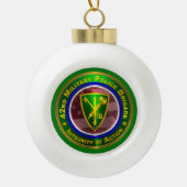 42e brigade van de militaire politie keramische bal ornament (Voorkant)