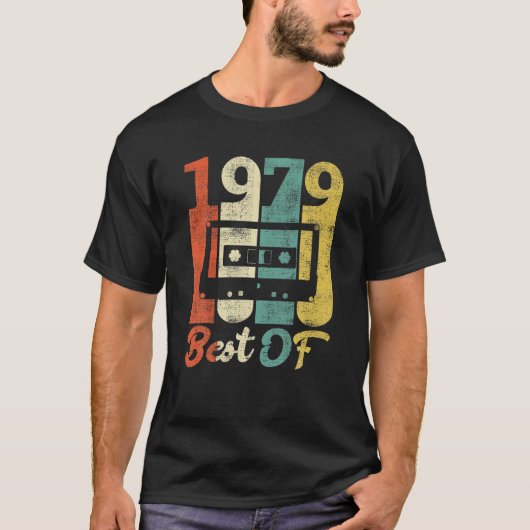 42e bruidsdag cassette 1979 Best of Retro T-shirt (Voorkant)
