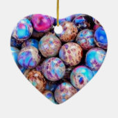 42e bruiloft Jubileum Imperial Jasper Keramisch Ornament (Achterkant)