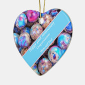 42e bruiloft Jubileum Imperial Jasper Keramisch Ornament (Links)