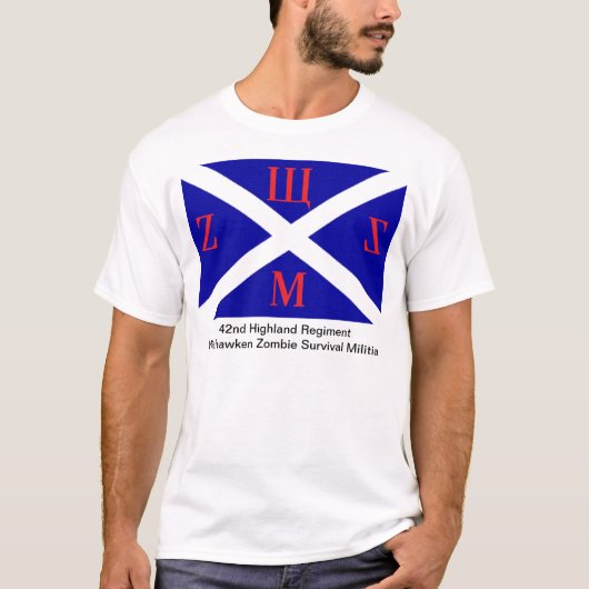 42e hooglandregeling WZSM T-shirt (Voorkant)