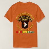 42e infanterie peloton scout hond w VN SVC T-shirt (Design voorkant)