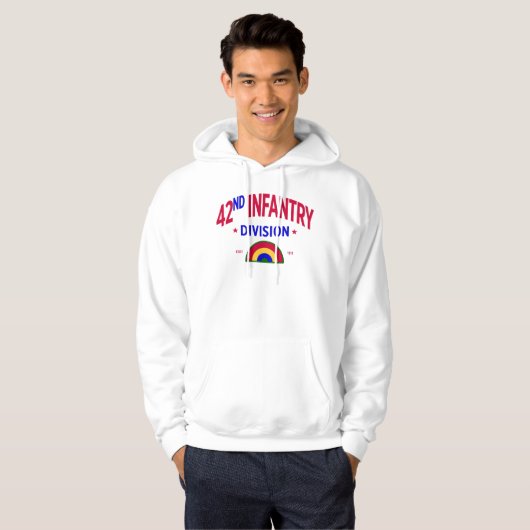 42e Infanterie "Regenboog" Divisie Hoodie (Voorkant volledig)