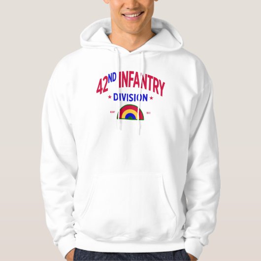 42e Infanterie "Regenboog" Divisie Hoodie (Voorkant)