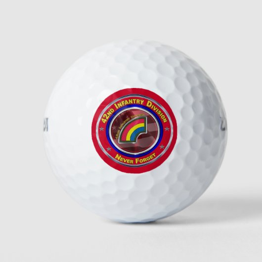 42e Infanteriedivisie Aangepast Golfballen (Voorkant)