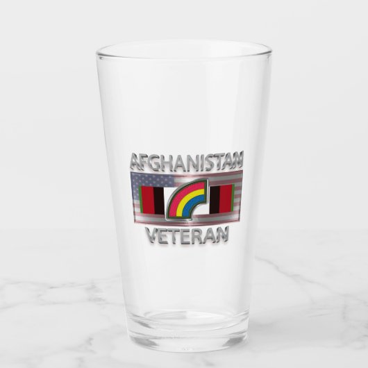 42e infanteriedivisie Afghanistan Veteraan Glas (Voorkant)