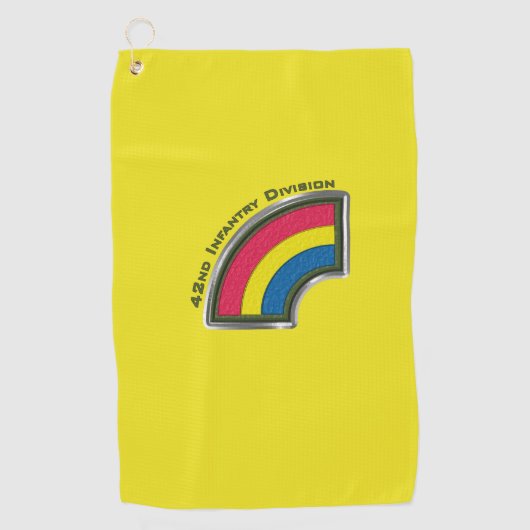 42e infanteriedivisie Gepersonaliseerd eenheidspat Golfhanddoek (Voorkant)