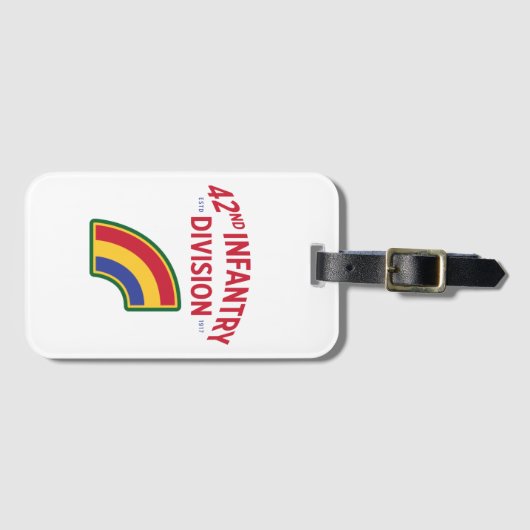 42e infanteriedivisie Militaire Verenigde Staten Bagagelabel (Voorkant (horizontaal))