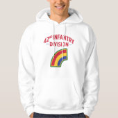 42e infanteriedivisie Militaire Verenigde Staten Hoodie (Voorkant)
