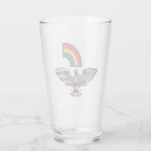 42e Infanteriedivisie “Nooit Vergeten” Adelaar Glas (Achterkant)