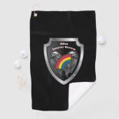 42e infanteriedivisie "Nooit vergeten" Gepersonali Golfhanddoek (Insitu)