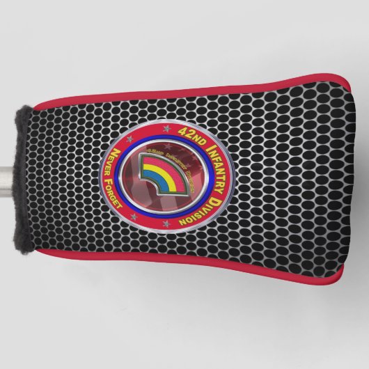 42e infanteriedivisie "Nooit vergeten" Golfheadcover (Voorkant)
