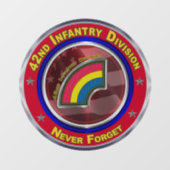42e infanteriedivisie raamsticker (Vel)