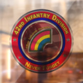 42e infanteriedivisie raamsticker (Vel 2)