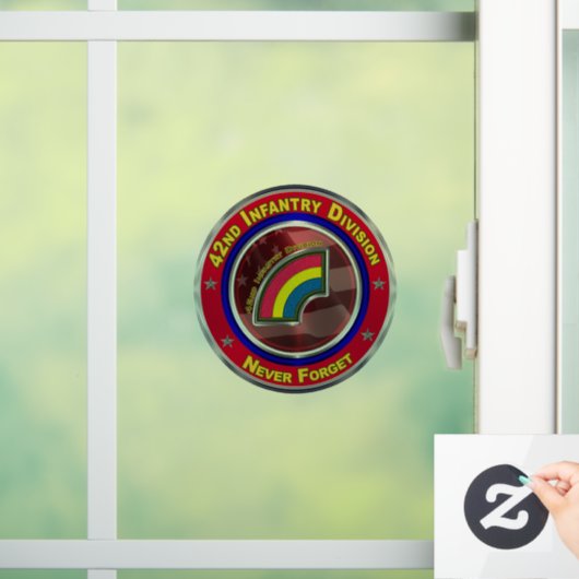 42e infanteriedivisie raamsticker (Huis)