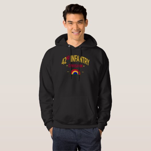 42e Infanteriedivisie "Rainbow" Hoodie (Voorkant volledig)