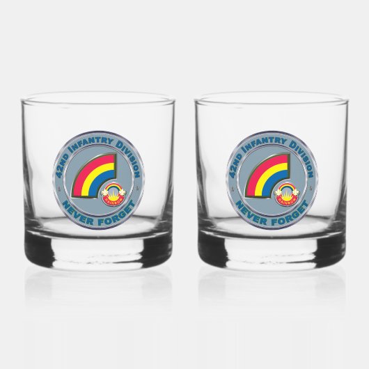 42e infanteriedivisie whisky glas (Voorkant)