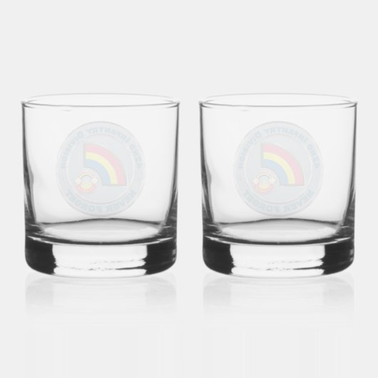 42e infanteriedivisie whisky glas (Achterkant)