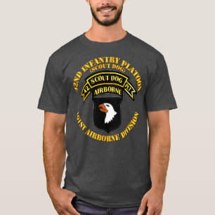 42e Infanteriepeloton Scout Hond Vietnam T-shirt