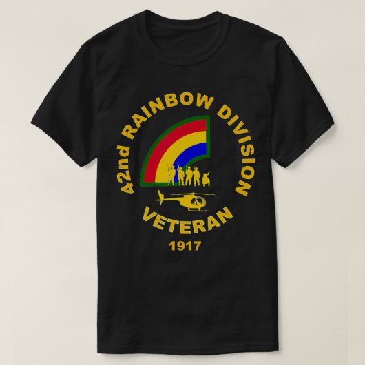42e Regenboogdivisie T-shirt (Design voorkant)