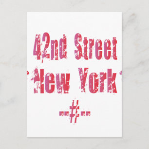 42e straat. briefkaart