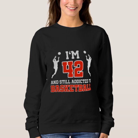42e verjaardag 42 jaar oud basketballer trui (Voorkant)